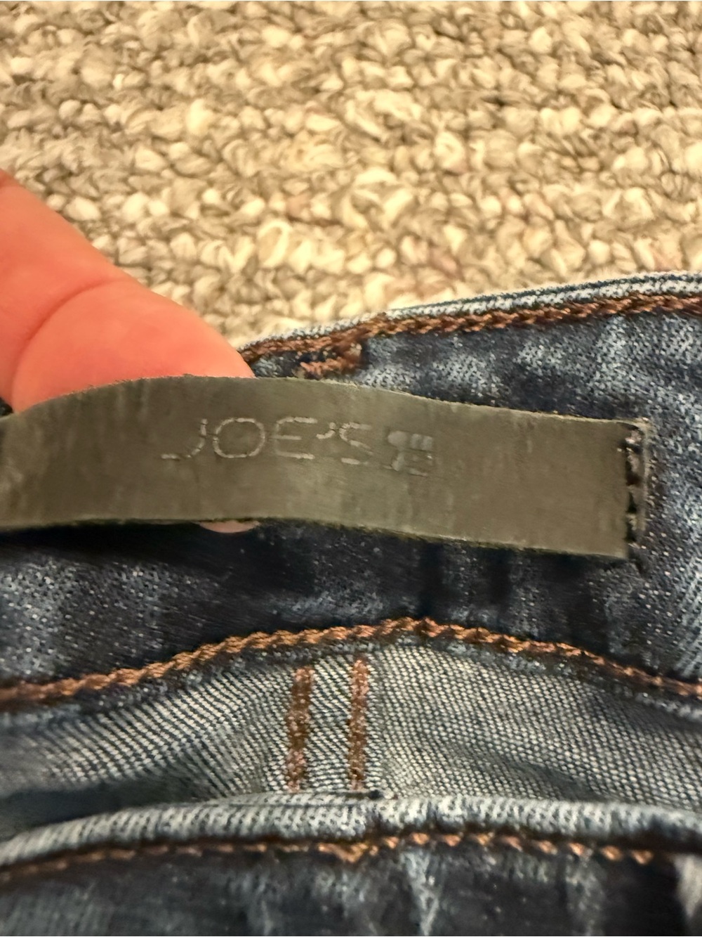 Joe's Jeans Indigo Skinny Jeans - Picture 2 of 4